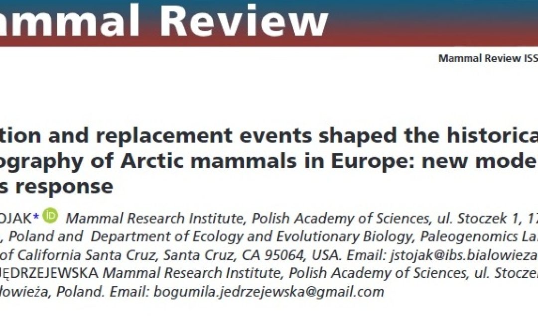 23.06.2022 – New work analysing adaptations of mammals to climate change