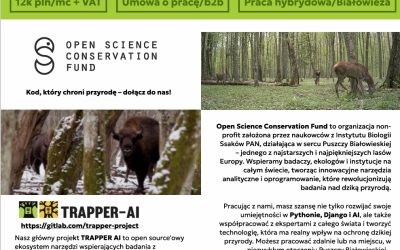 29.04.2025 – Praca w Open Science Conservation Fund