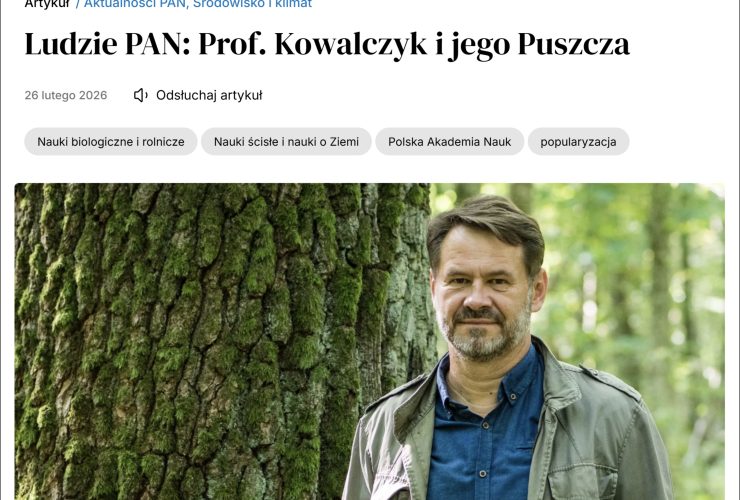 26.02.2026 – Sylwetka prof. Rafała Kowalczyka na łamach Academii