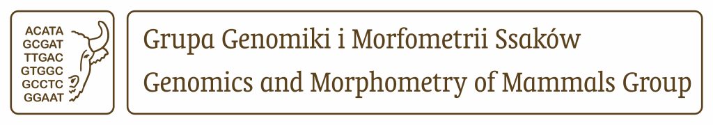 Grupa Genomiki i Morfometrii Ssaków