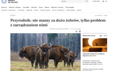 08.09.2026 – Nauka w Polsce o zarządzaniu żubrami