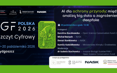 13.10.2026 – zaproszenie na panel „AI dla ochrony przyrody”